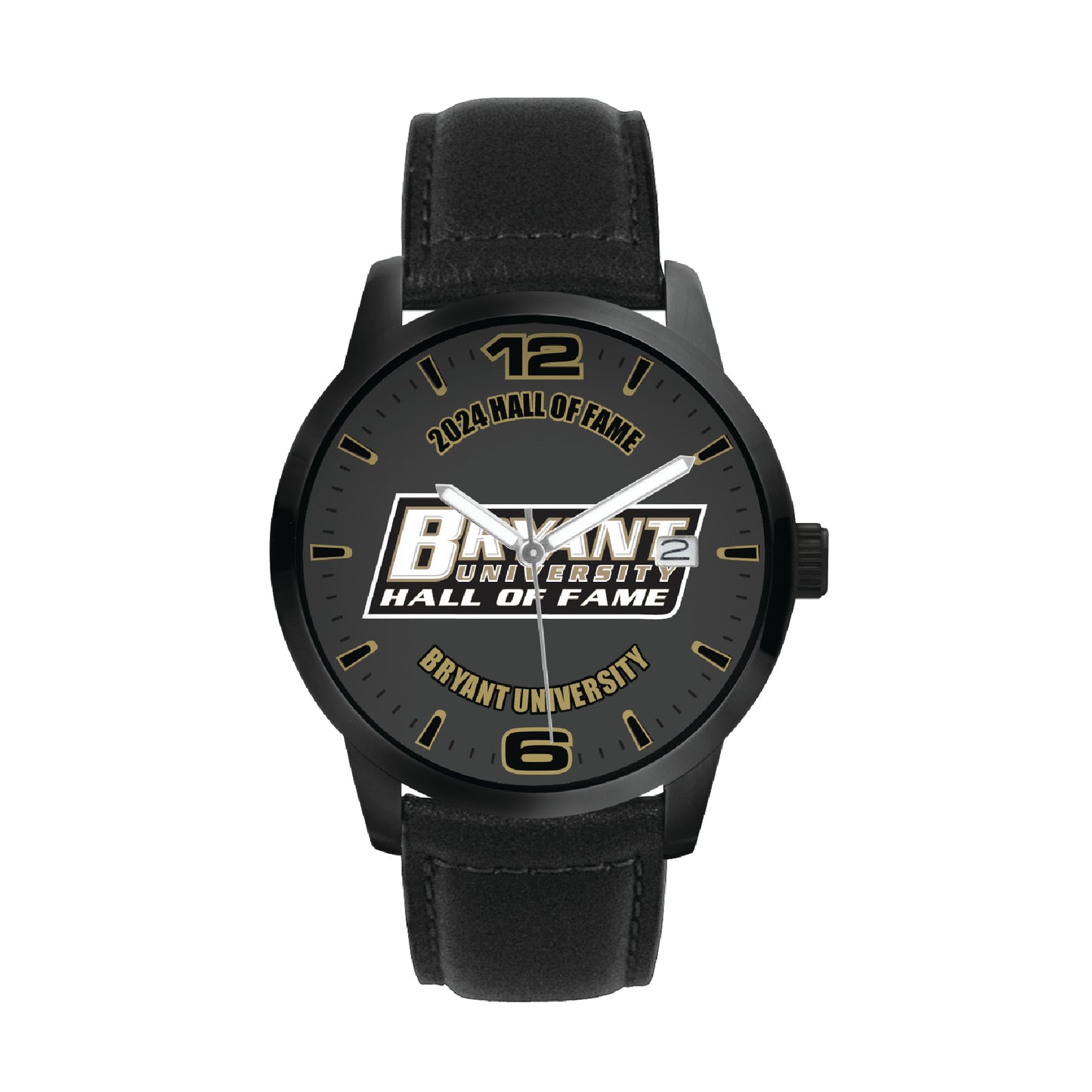 An all black onyx watch with customization