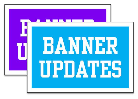 Banner Updates